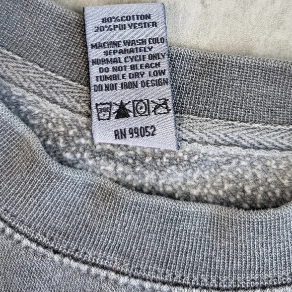 Girls Supporting Girls Gifted Cropped Collegiate Pullover Sweatshirt Top - Picture 7 of 10